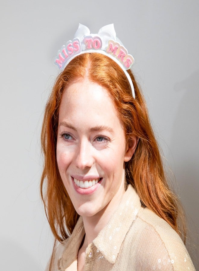 Packed Party Miss To Mrs & Bride Squad 4-pack Novelty Bridal Headbands for Bachelorette Parties and Bridal Showers - Image 2